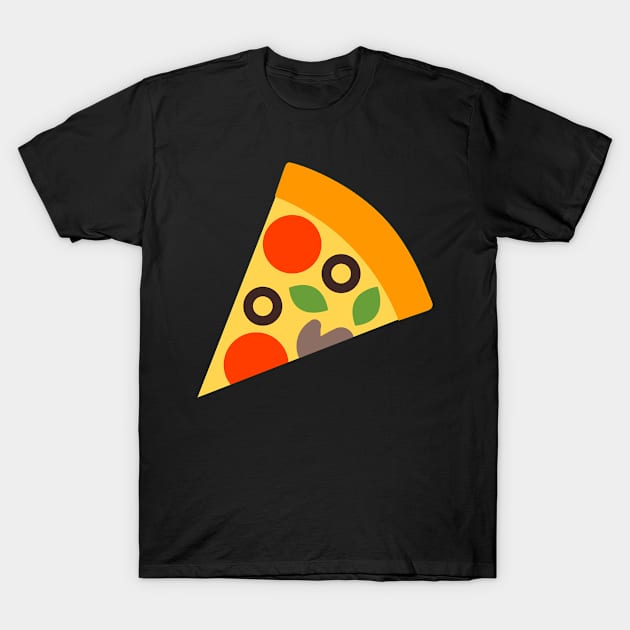 Colorful Yummy Pizza Icon T-Shirt by InkyArt